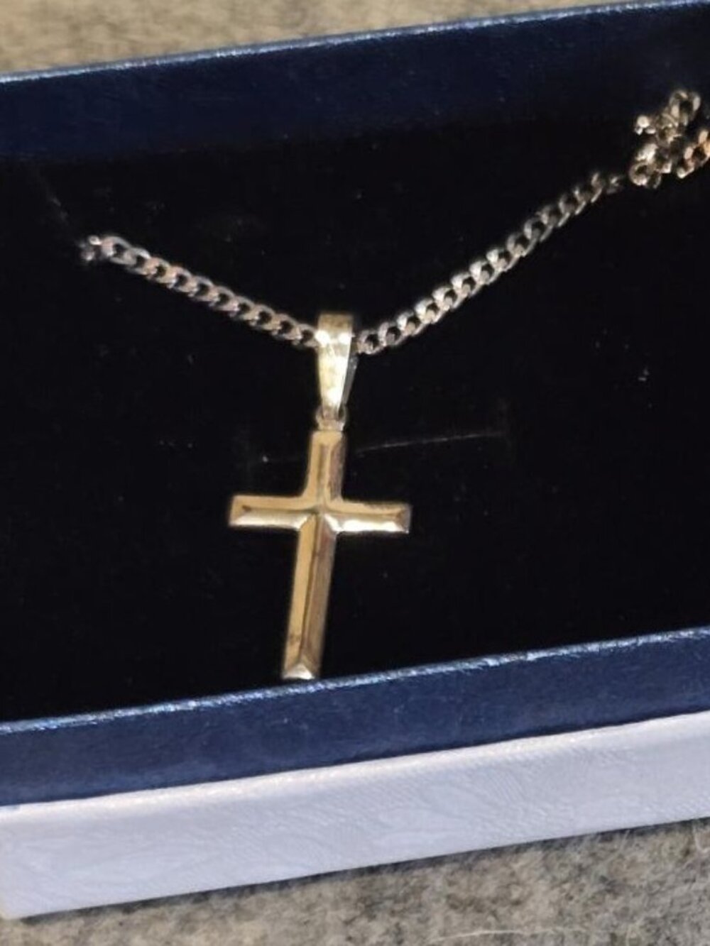 925 Sterling Silver Cross Pendant Necklace from Life of Silver 28 Inch Chain